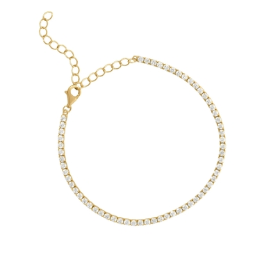 Witte goud geverfd mei verjaardag smaragd kubisch zircon verstelbare tennisketting armband
