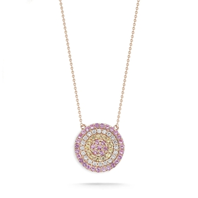 Blauw en wit CZ ketting cirkel in de vorm van 925 Sterling zilver voor meisjes' prachtige look