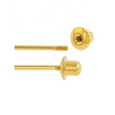 5mm 18k goud geplatte bloemen baby oorbellen perfect cadeau voor kinderen in 925 sterling zilver