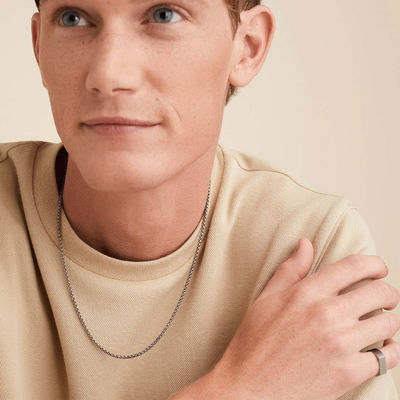 Handgemaakte 18K vergulde ronde doosketting met snelle verzending en aanpasbaar logo