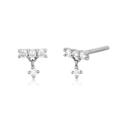 Goud geplatte 2022 Minimalist Stud oorbellen voor vrouwen in 925 Sterling zilver op maat