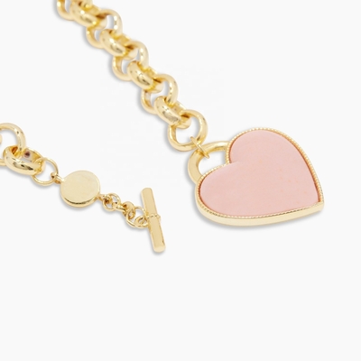 925 Sterling Silver Heart Charm Armband in Chique Roze voor meisjes Heerlijke sieraden