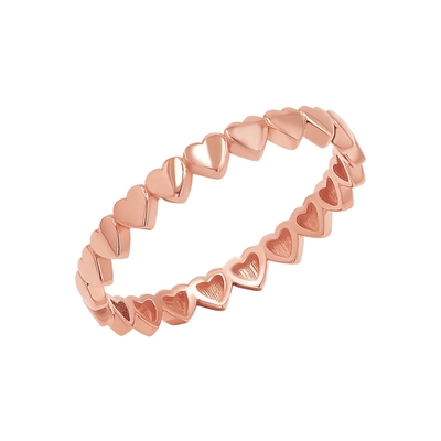 Highly Polished Heart Shape Ring in 925 Sterling Silver Available in US Sizes #4-10