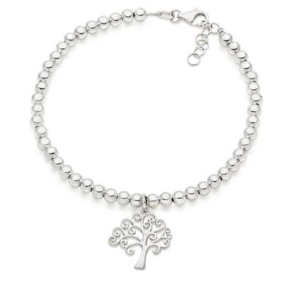 Hart en boomvorm charme kraan 925 Sterling zilver voor damesarmbanden