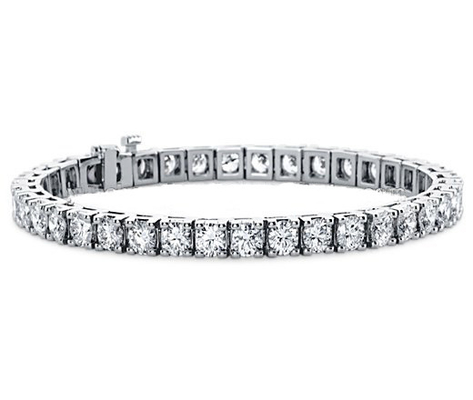 925 Sterling zilver Goud geplatteerd 3 mm Moissanite Diamant Tennis Armband Steen Kleur Optie