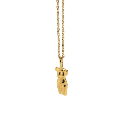 OEM 18in 18K Goud geplatte hanger meisjes sieraden Lichaamsvorm halsketting
