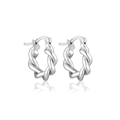 15mm Twisted Chunky Hoop Hollow Fashion Earrings voor vrouwen Juwelen
