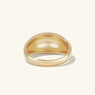 Grijze ontwerp 925 Sterling zilver koepel ring