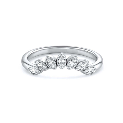 925 Sterling zilver CZ Edelsteen Diamant Ring Stapelbare trouwring Juwelen