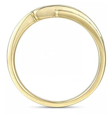 Prongsetting Smaragd Ruby Vrouwen Diamant Verklaring Ringen Grootte 6- Grootte 10