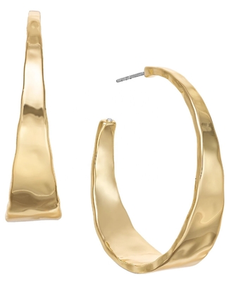 ODM Koperlegering Medium Hoop oorbellen 14k Gold Hoop oorbellen Medium
