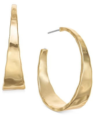 ODM Koperlegering Medium Hoop oorbellen 14k Gold Hoop oorbellen Medium