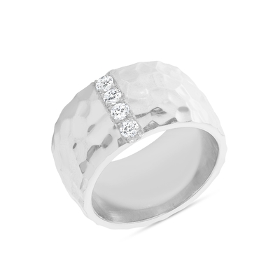 Grootte 6 - Grootte 10 Mens Eternity Band 18K vergulde koperen ringen