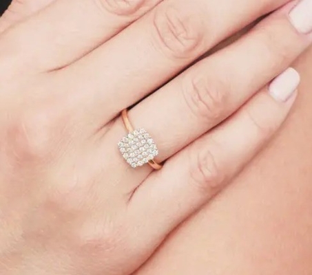 2024 Rings Braziliaanse Pave Wit CZ Zilveren Ring voor fijne sieraden Mode Accessoires