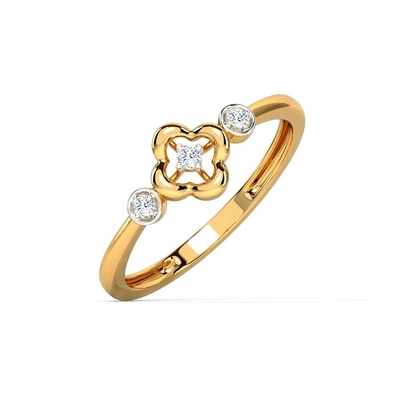 Ringen voor Unisex 925 Sterling Zilveren Triade Clover Ring op Braziliaanse Ring Band Juwelen