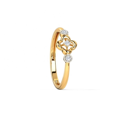 Ringen voor Unisex 925 Sterling Zilveren Triade Clover Ring op Braziliaanse Ring Band Juwelen