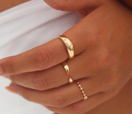 Eternity Band Rings Braziliaanse 18K Gold Juwelen Ster 925 Sterling Silver Dome Vrouwen Ring