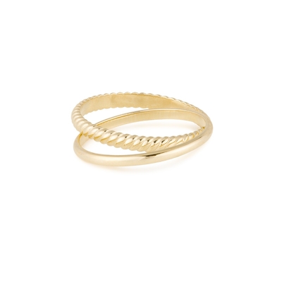 18K goud geplatte handgemaakte set platte band 925 Sterling zilveren ringen voor vrouwen