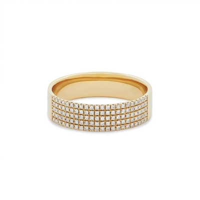 Micron Pave CZ 18K Goud geplateerde edelstenen ringen Sigaren 925 Sterling zilver