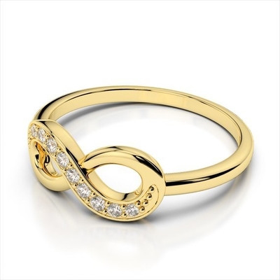 Handgemaakte Infinity 925 Sterling zilveren vrouwenringen