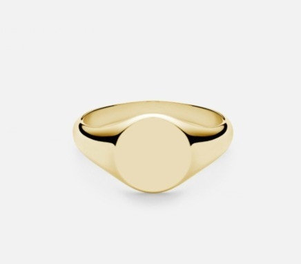 18K vergulde, op maat gegraveerde zegel 925 Sterling zilver Unisex fijne sieraden ringen