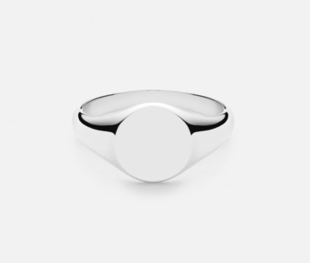 18K vergulde, op maat gegraveerde zegel 925 Sterling zilver Unisex fijne sieraden ringen