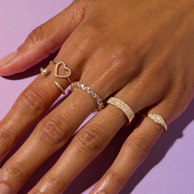 Mode 925 Sterling zilver Vrouwen Ring Juwelen Op maat gemaakt Product Religieus Type Geen