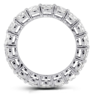 925 Sterling zilver 4mm CZ Eternity Band Ring Eco-vriendelijk Ja Plating Rose Gold