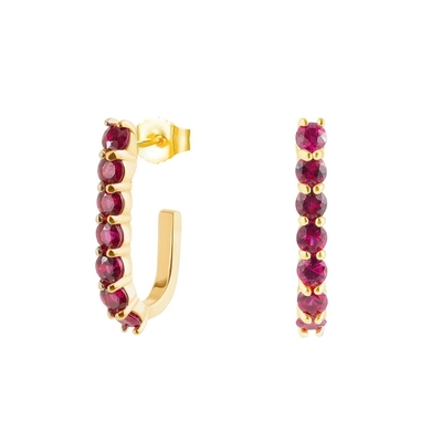 Trendy 925 Sterling Silver 14k Gold Trendy Bend Stud oorbellen voor vrouwen Meisjes Juwelen