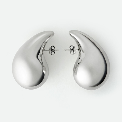 Lichte 18k goud geplatte grote drop dames oorbellen sieraden in 925 sterling zilver