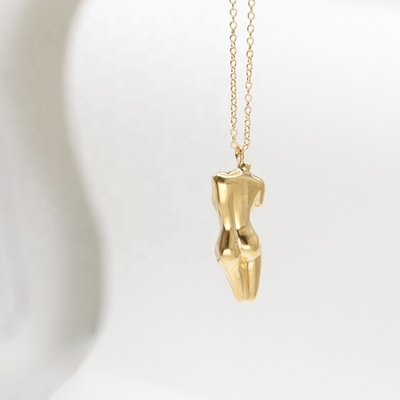 925 Sterling Silver Venus Vrouwen Lichaam hanger halsketting aanpasbaar voor uw outfit
