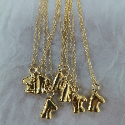 Venus Vrouwelijkheid 18K Goud Geplatte 925 Sterling Zilveren Gevulde Hanger Ketting Voor Partij