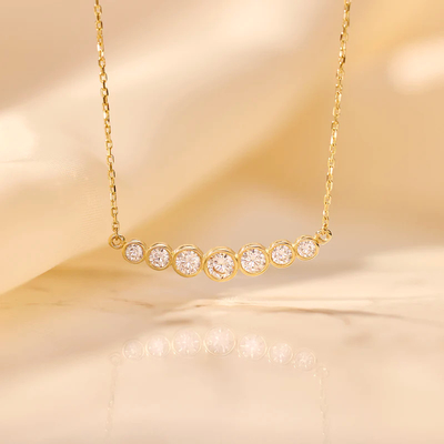 Minimalistisch 925 Sterling zilver Tennis hanger halskettingen voor vrouwen laag stapelbare halskettingen