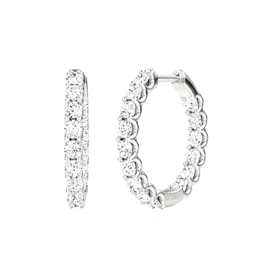 925 Sterling zilver fijne sieraden Hoop oorbellen Perfect voor elke gelegenheid
