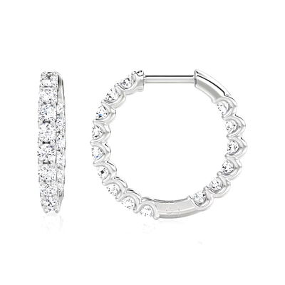 925 Sterling zilver fijne sieraden Hoop oorbellen Perfect voor elke gelegenheid