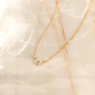 925 Sterling zilveren bloemenhalsketting uitstekend trendy rhodium bekleed voor verloving trouwfeest perfect cadeau voor vriendinnen