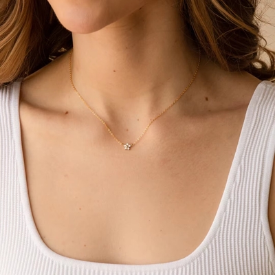 925 Sterling zilveren bloemenhalsketting uitstekend trendy rhodium bekleed voor verloving trouwfeest perfect cadeau voor vriendinnen