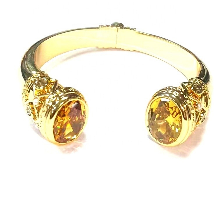 CZ Steen Armband 18K Goud Tennis Armband Kubische Zirconia ECO Koper En Messing Armband