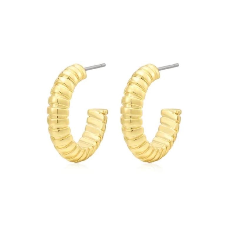 Geweven slangenketting Hoop oorbel in 925 Sterling zilver voor meisjes accessoire doos