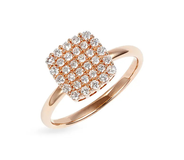 2024 Rings Braziliaanse Pave Wit CZ Zilveren Ring voor fijne sieraden Mode Accessoires