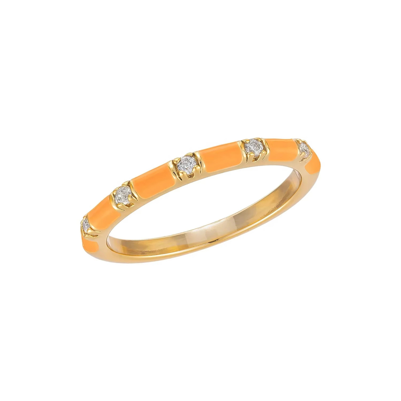 Handgemaakte kubus opstapelbare ringen 18K verguld 925 Sterling zilver met witte glazuur kubus Zirconia minimalistische sieraden cadeau voor vrouwen