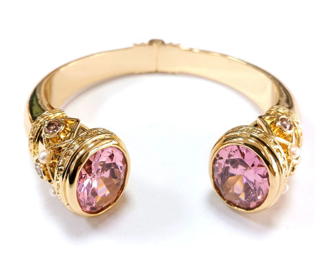 Platering Messing Armband Armbanden Manschet Juwelen Granaatstenen Zilveren Juwelen Glitter CZ