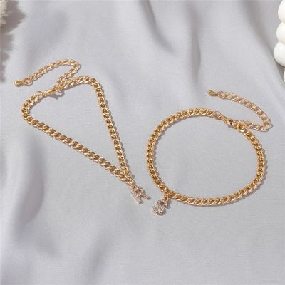 Gepersonaliseerde 18K vergulde mode messing Cubaanse Link Chain Tennis Armband voor vrouwen
