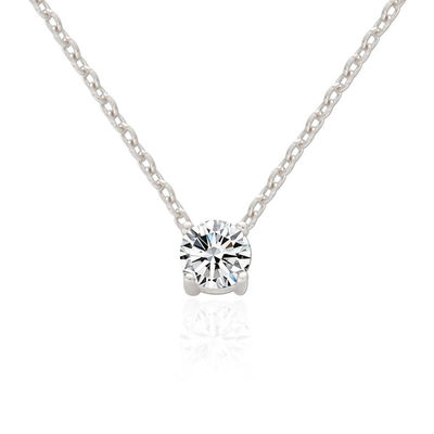 ODM 8mm Sterling zilveren ketting Duidelijke CZ 18k Goud beklede ketting