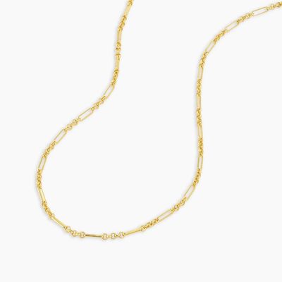 18in 925 Sterling zilveren ketting Ketting 2,2mm breedte 18K gouden ketting Ketting