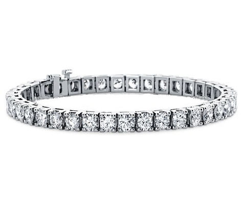 925 Sterling zilver Goud geplatteerd 3 mm Moissanite Diamant Tennis Armband Steen Kleur Optie