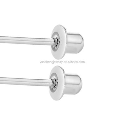 Vlinderblauw en duidelijk CZ Kinderen op maat gemaakte stud oorbellen 925 Sterling zilver