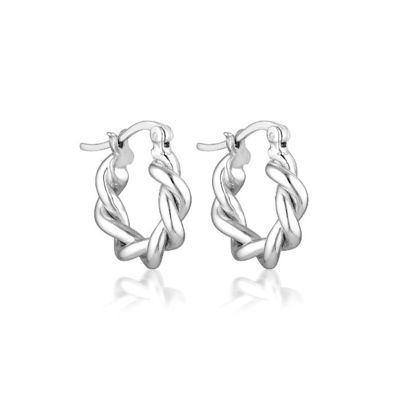 15mm Twisted Chunky Hoop Hollow Fashion Earrings voor vrouwen Juwelen