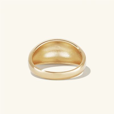Grijze ontwerp 925 Sterling zilver koepel ring