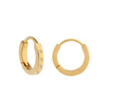 Stijlvolle oorbellen 14K goud Vermeil sterren set Diamant knuffels voor moeiteloze stijl